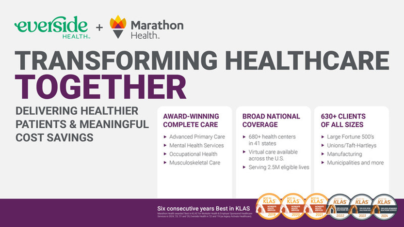 Everside Health + Marathon Health: Transforming Healthcare Together 