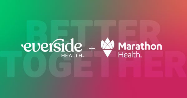 everside health and marathon health logos